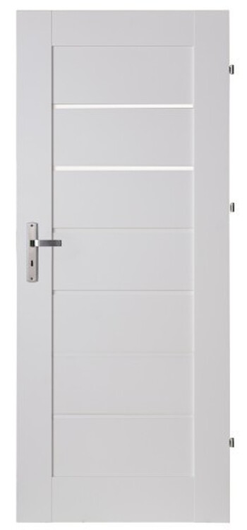 Drzwi modułowe łazienkowe Vette Biały szer. 60/70/80 szyba decormat